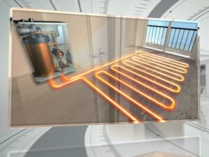 Схема работы корейского водяного отопления ондоль с подогревом пола