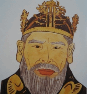 Портрет короля Кои, монарха Пэкче.