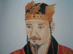 Портрет короля Мичхона, правителя Когурё.